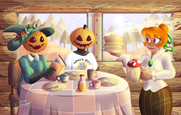 cottagecore breakfast